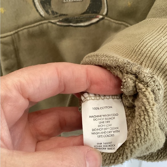 Modish Rebel Hoodie Graphic Youth XLarge Rock And Roll  Grunge Guitar Studs - Picture 4 of 4